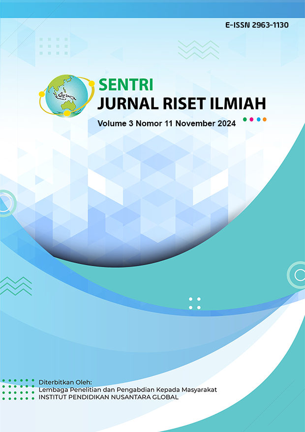 					View Vol. 3 No. 11 (2024): SENTRI : Jurnal Riset Ilmiah, November 2024
				